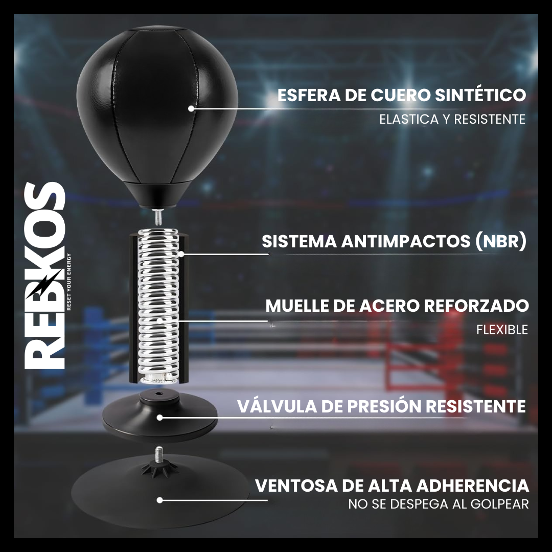 Punch Ball Antiestres con Ventosa